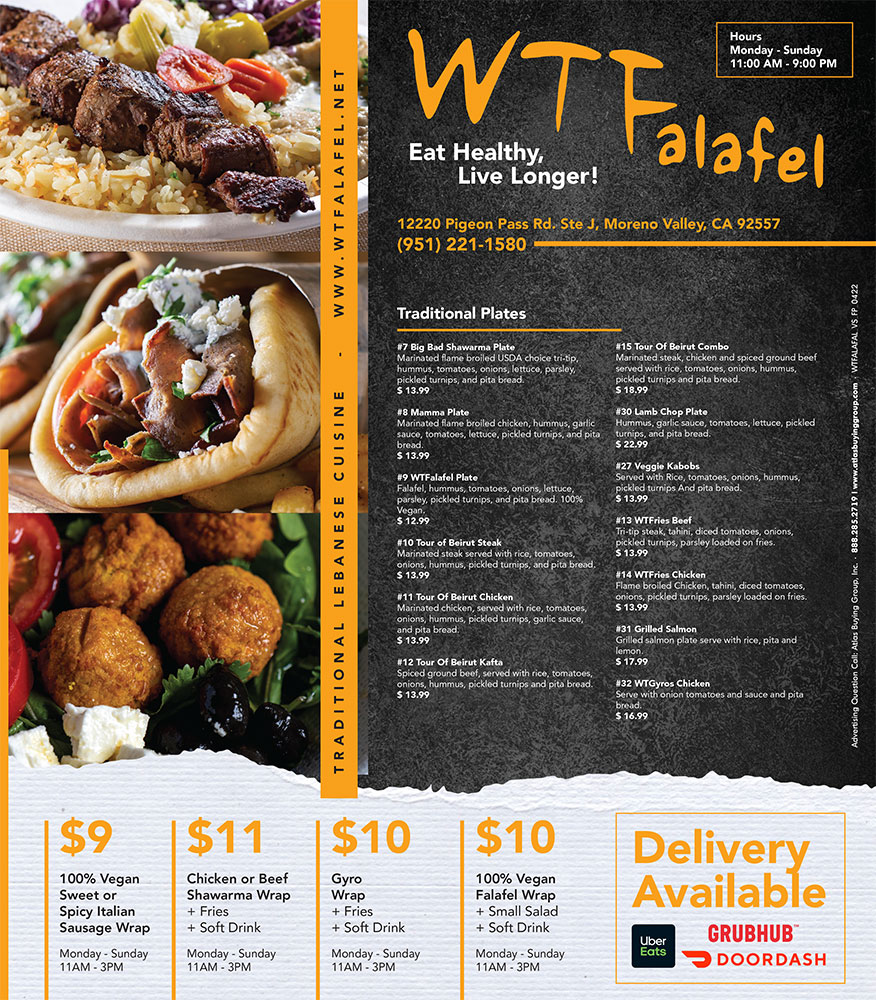 WTFalafel – Print Ad